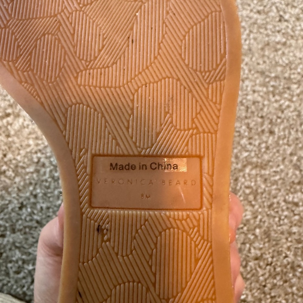 Veronica Beard Ravina Suede Espadrille wedge sandals 8 resort boho  vacation - Picture 7 of 8